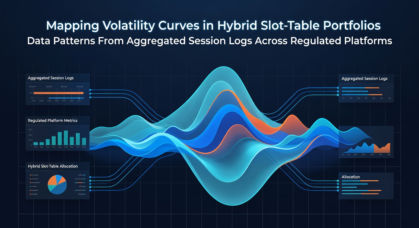 Data visualization showing volatility curves mapped from aggregated slot and table game session logs across multiple regulated platforms