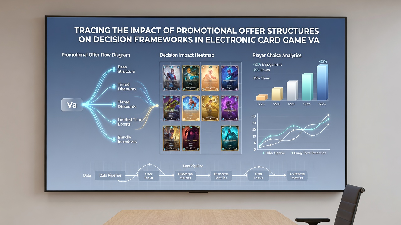 Data visualization of player decision shifts in electronic card games under different promotional conditions